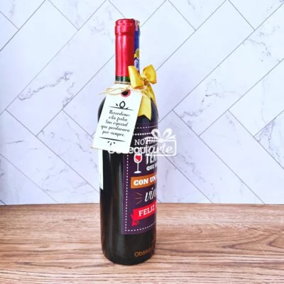 Regalo Botella de Vino Personalizada Regalo Botella de Vino Personalizada