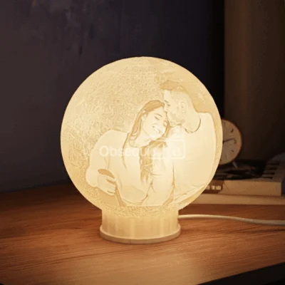Regalo Lámpara Luna 3D Personalizada Regalo Lámpara Luna 3D Personalizada