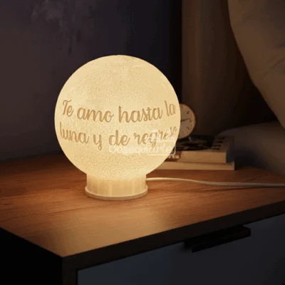 Regalo Lámpara Luna 3D Personalizada Regalo Lámpara Luna 3D Personalizada